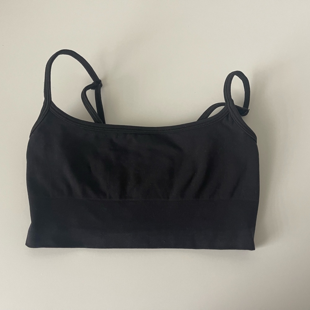 NEW SKIMS Black Strappy Bralette